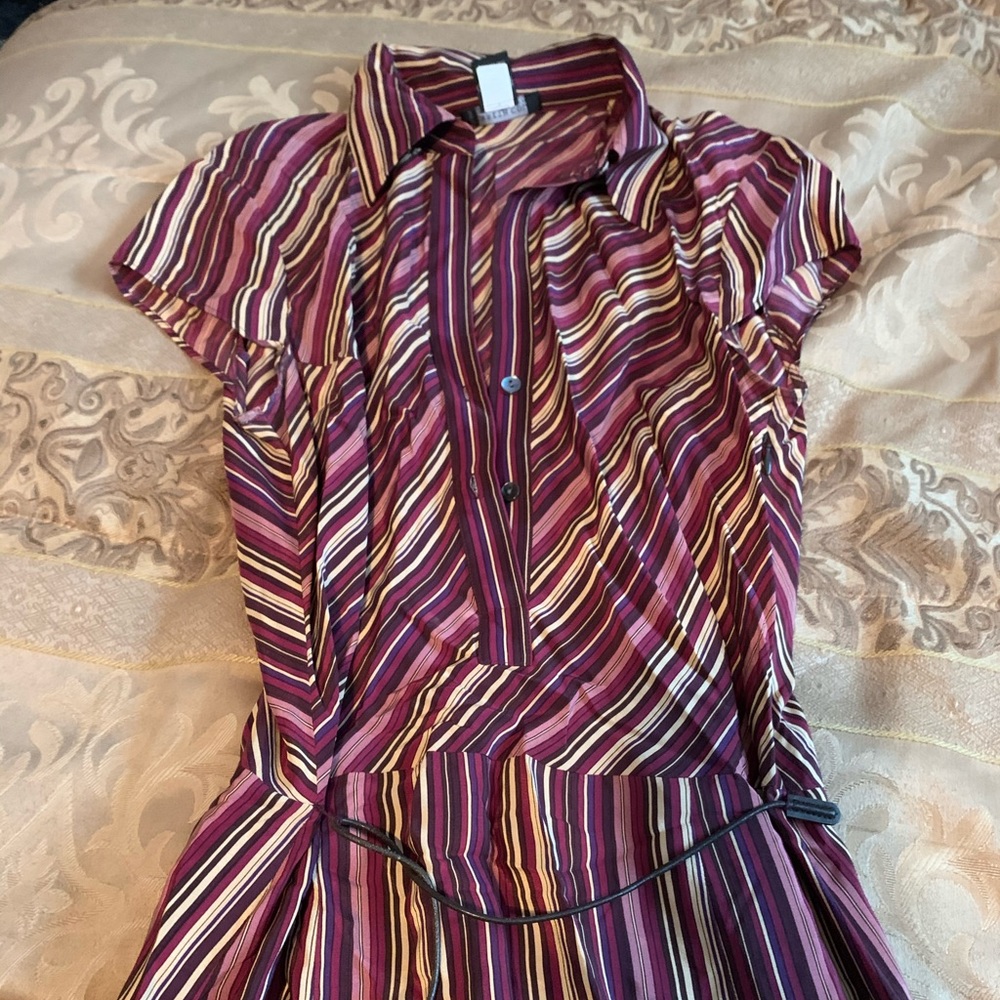 Kenneth Cole dress with leather belt